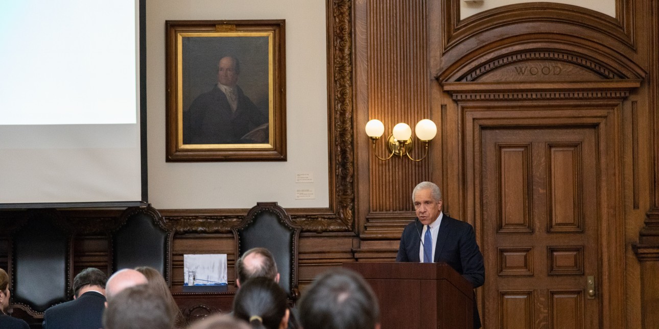 Judge Timothy Lewis Delivering his Keynote Address at the 2018 Judicial Independence Benefit