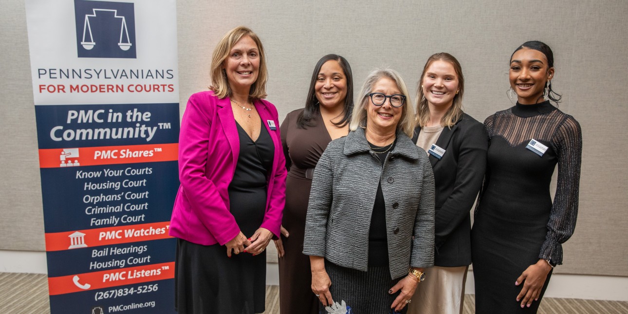 Members of PMC's staff at the 2023 Judicial Independence Benefit (Photo by Dave Tavani)