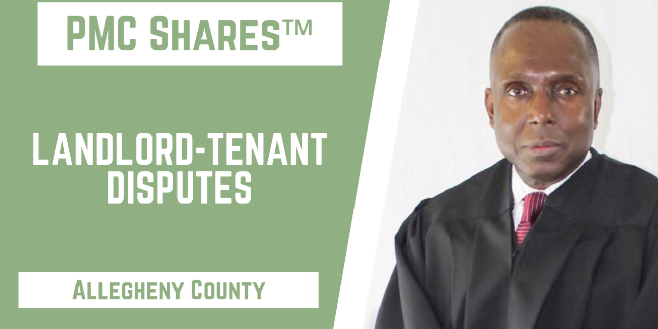Video thumbnail featuring Judge Oscar Petite and the title "Landlord-Tenant Disputes"