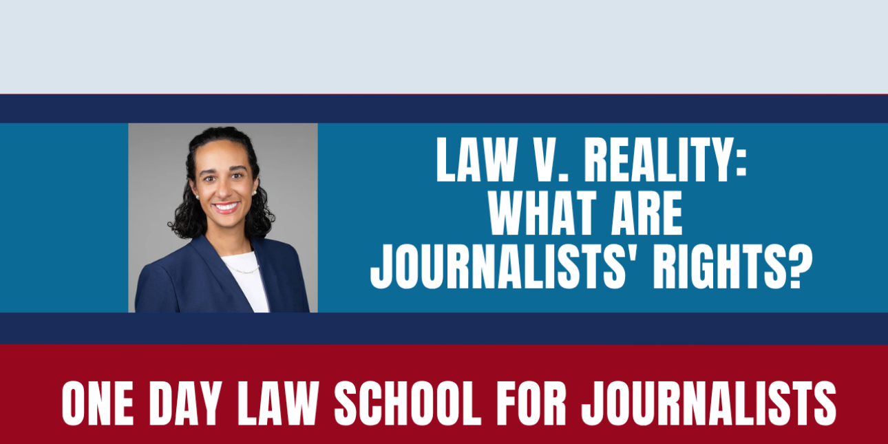 journalists rights in the law vs. reality program thumbnail