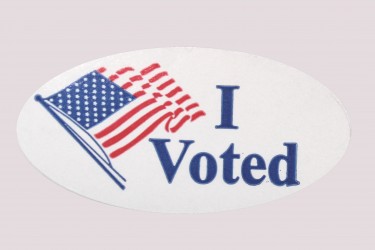 I voted sticker