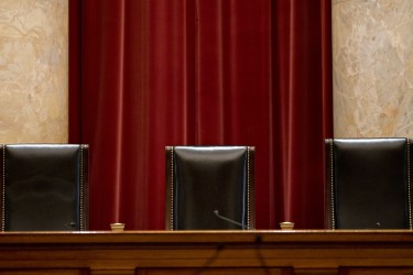 Judges' Chairs in Courtroom 