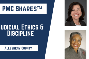 A YouTube thumbnail for the Judicial Ethics & Discipline video
